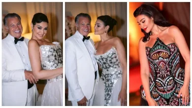 صورة 20 صورة رومانسية جمعت أروى جودة مع عريسها.. بمناسبة الزفاف