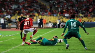 صورة لاعب الأهلي يسجل ظهوره الأول مع الفريق بالدوري الممتاز 2025/26