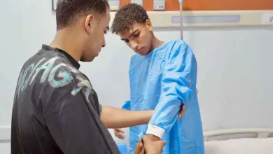 صورة جراحة ناجحة لناشئ الإسماعيلي محمد عبده بعد إصابته في اليد اليمنى