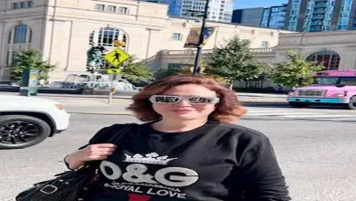 صورة إلهام شاهين تستمتع بوقتها في مدينة ناشفيل الأمريكية