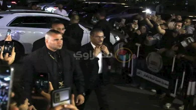 صورة دنيا عبدالعزيز وسيد رجب.. توافد نجوم الفن على عزاء والد محمد رمضان
