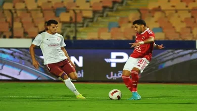 صورة ملخص الشوط الأول من مباراة الأهلي وسيراميكا بالسوبر المصري