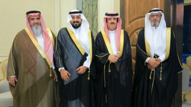 صورة الراشد والعبادي يحتفلان بزواج عبدالله  أخبار السعودية
