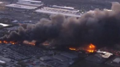 صورة كارثة جوية.. تحطم طائرة شحن أمريكية أثناء إقلاعها من مطار لويفيل  أخبار السعودية