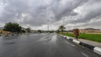 صورة الأرصاد: أمطار رعدية على 4 مناطق  أخبار السعودية