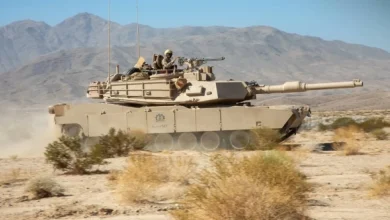 صورة اهتمام سعودي ــ أمريكي بالمناورات البرية في صحراء كاليفورنيا  أخبار السعودية