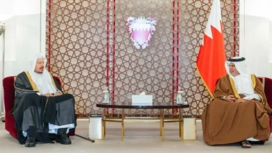 صورة ولي عهد البحرين يستقبل رئيس مجلس الشورى ورؤساء المجالس التشريعية الخليجية في المنامة  أخبار السعودية