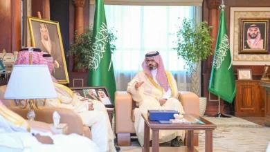 صورة نائب أمير جازان يلتقي مدير فرع وزارة الصحة والمدير التنفيذي لفرع «وقاية» بالقطاع الجنوبي  أخبار السعودية