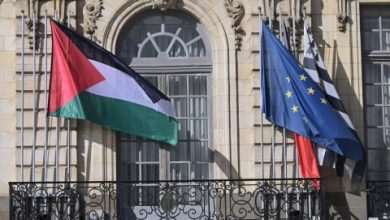 صورة العلم الفلسطيني يرفرف على مبنى بلدية تورونتو للمرة الأولى
