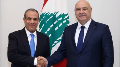 صورة وزير خارجية مصر في بيروت: نعمل على خفض التصعيد