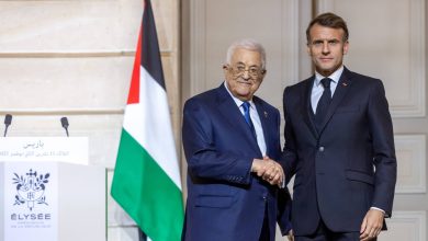 صورة | ماكرون: فرنسا ستساعد الفلسطينيين في صياغة دستور دولتهم المستقبلية