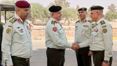 صورة | رئيس هيئة الأركان المشتركة يزور مديرية أمن وحماية المطارات ويفتتح عددا من المباني
