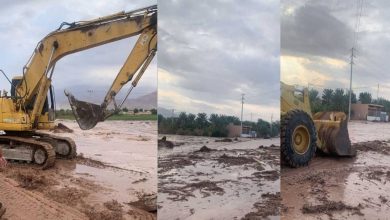 صورة | “الدوريات الخارجية”: إغلاق طريق وادي عربة بسبب ارتفاع منسوب المياه
