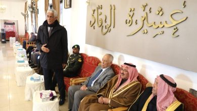 صورة | مندوبا عن الملك وولي العهد. العيسوي يعزي الرقاد والعمرو