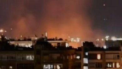 صورة انفجار يهز منطقة المزة بدمشق وأنباء عن إصابات