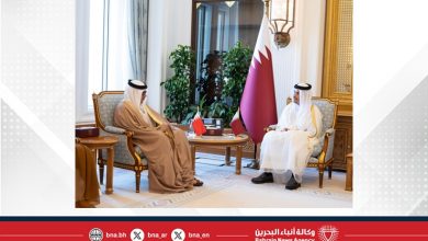 صورة رئيس مجلس الوزراء وزير خارجية دولة قطر يستقبل وزير الخارجية