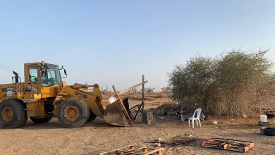 صورة أمانة الرياض تزيل 111 مخيمًا مخالفًا في عدد من الأحياء