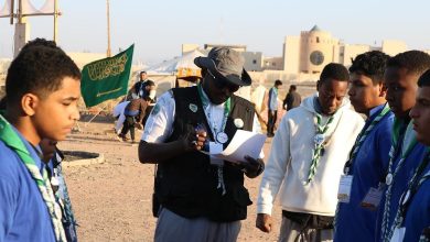 صورة انطلاق معسكر “تحدّي حياة الخلاء” بنسخته الثانية بالمعهد الصناعي الثانوي الثاني بالمدينة المنورة