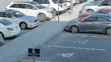 صورة ضبط 2332 مركبة مخالفة متوقفة في الأماكن المخصصة لذوي الإعاقة