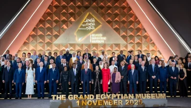 صورة نيابة عن رئيس الدولة، يشهد ولي عهد أبوظبي حفل الافتتاح الرسمي للمتحف المصري الكبير