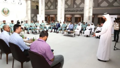 صورة شرطة الفجيرة تقيم مجلس المتعاملين