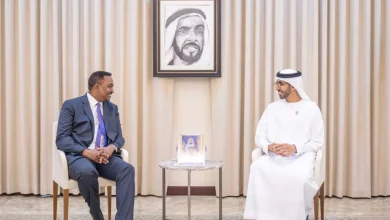 صورة شخبوط بن نهيان يلتقي الأمين التنفيذي للإيغاد