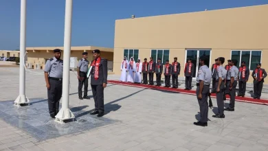 صورة مديريات شرطة أبوظبي تحتفل بيوم العلم