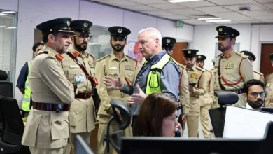 صورة شرطة دبي تؤمّن 92.3 مليون مسافر و2.88 طن من الشحنات خلال العام الماضي