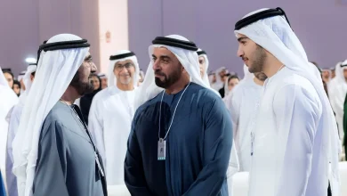 صورة بحضور محمد بن راشد.. سيف بن زايد يكرِّم فرق الاتحاد المتميزة
