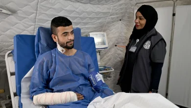 صورة المستشفى الإماراتي العائم بالعريش يجري تدخلاً جراحياً نوعياً لشاب فلسطيني