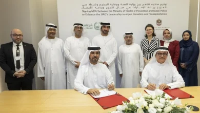 صورة تعاون بين وزارة الصحة وشرطة دبي لتطوير منظومة التبرع بالأعضاء