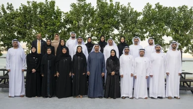 صورة رئيس الدولة يستقبل المشاركين في «برنامج قيادات حكومة الإمارات 2025»