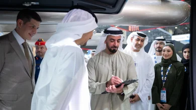 صورة سيف بن زايد يزور معرض دبي للطيران لعام 2025