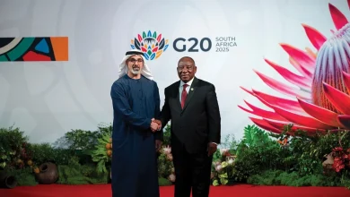 صورة نيابة عن رئيس الدولة، يشارك ولي عهد أبوظبي في اجتماع قمة مجموعة العشرين بجنوب أفريقيا