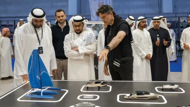 صورة حمدان بن زايد يزور المعرض الدولي للقوارب في أبوظبي