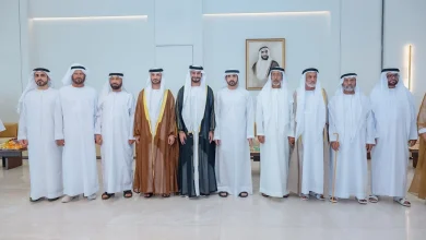 صورة حمدان بن محمد يحضر حفل أفراح الرميثي