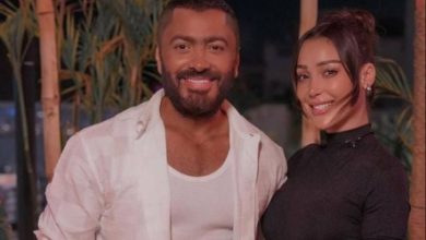 صورة بسمة بوسيل تدعم تامر حسني بعد عمليته الجراحية وتثير تفاعلاً واسعاً على مواقع التواصل