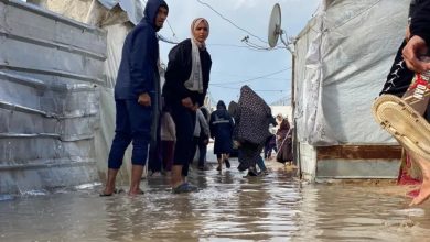 صورة الإعلام الحكومي: نحو مليون ونصف نازح يعيشون أوضاعا قاسية بغزة