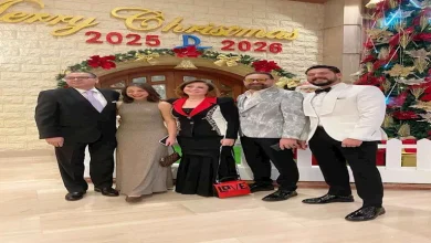 صورة إلهام شاهين بأحدث ظهور مع أسرتها: “عائلتي أغلى ما في حياتي”