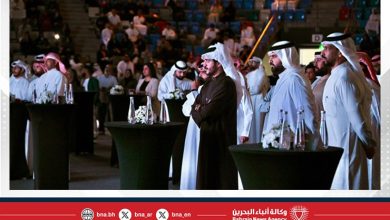 صورة خالد بن حمد يرعى حفل لقاء اللجنة التنفيذية والمتطوعين لدورة الألعاب الآسيوية الثالثة للشباب