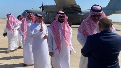 صورة عاجل.. وصول وفد عسكري وأمني سعودي رفيع المستوى إلى حضرموت