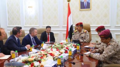 صورة ووزير الدفاع في لقاء مع رجل بريطانيا الأول في الأمن الإقليمي: استكمال التحرير يبدأ بتقوية القوات المسلحة ومواجهة الحوثيين.. عاجل