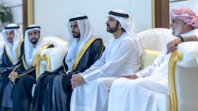 صورة حمدان بن محمد يحضر أفراح الفلاسي