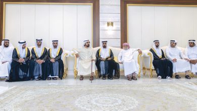 صورة محمد بن راشد يحضر أفراح الفلاسي
