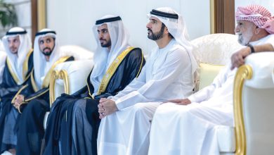 صورة حمدان بن محمد يحضر أفراح الفلاسي