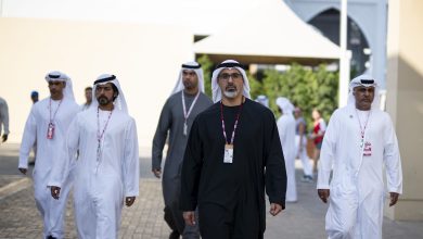 صورة خالد بن محمد بن زايد يزور فعاليات اليوم الختامي لسباق جائزة الاتحاد للطيران الكبرى للفورمولا 1