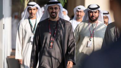 صورة ذياب بن محمد بن زايد يشهد فعاليات اليوم الختامي من سباق جائزة الاتحاد للطيران الكبرى للفورمولا1