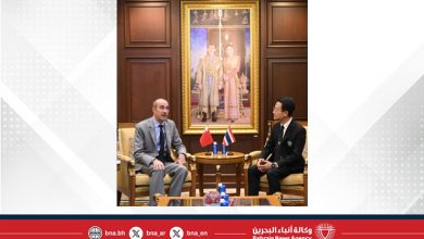 صورة سفير مملكة البحرين لدى مملكة تايلند يلتقي نائب رئيس غرفة التجارة التايلندية رئيس لجنة العمل المعنية بالشرق الأوسط وأفريقيا