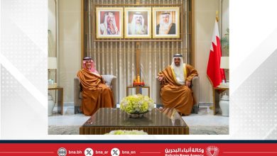 صورة وزير المالية والاقتصاد الوطني يستقبل رئيس مجلس إدارة بنك الخليج الدولي