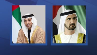 صورة محمد بن راشد ومنصور بن زايد يهنئان رئيس وزراء تايلاند بمرور 50 عاماً على العلاقات الدبلوماسية